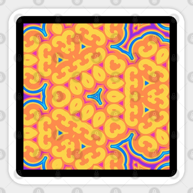 Kaleidoscope of Cute Bright Colors Sticker by Peaceful Space AS